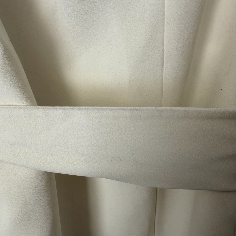Alice + Olivia Wheaton Shawl Colllar Wrap Blazer in Off White - Picture 14 of 16